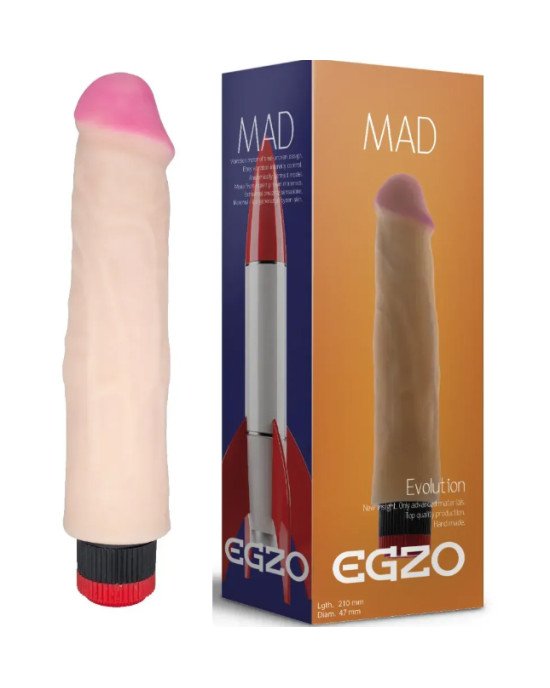 Вібратор EGZO Ciberskin VNS005 (21 см х 4,7 см) Вібратор EGZO Ciberskin VNS005 (21 см х 4,7 см)
