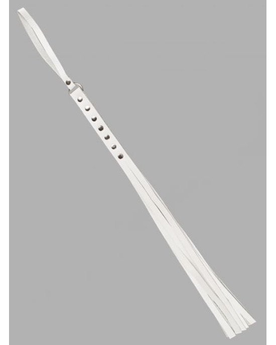 Флогер S&M Fancy Leather Floger, White Флогер S&M Fancy Leather Floger, White