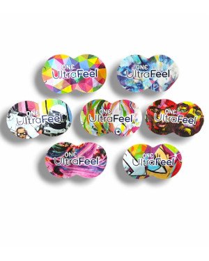 Презервативи ONE UltraFeel 2-в-1 (по 1шт) (упаковка може відрізнятися кольором та малюнком) Презервативи ONE UltraFeel 2-в-1 (по 1шт) (упаковка може відрізнятися кольором та малюнком)