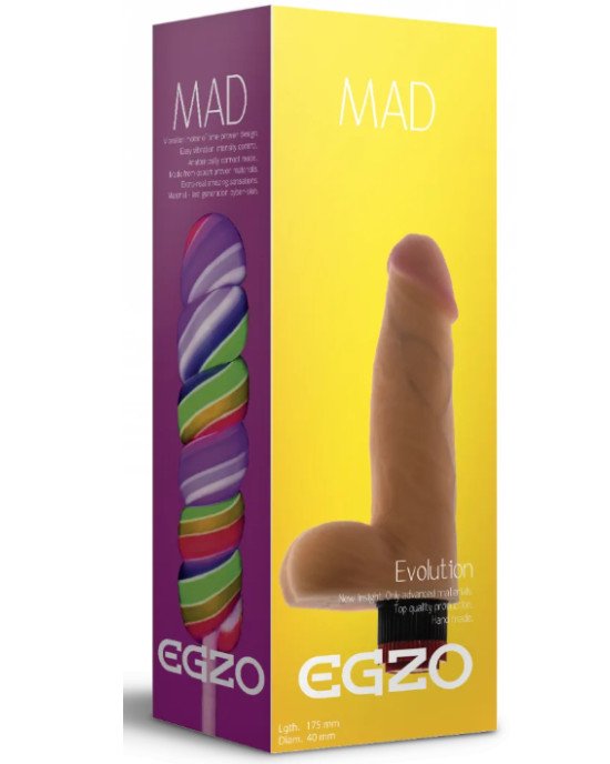 Вібратор EGZO Ciberskin V005 (17,5 см х 4 см)