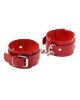 Окови Leather Standart Leg Cuffs, Red Окови Leather Standart Leg Cuffs, Red