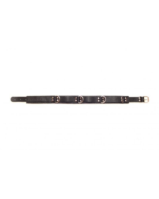 Нашийник Slave leather collar, Black Нашийник Slave leather collar, Black