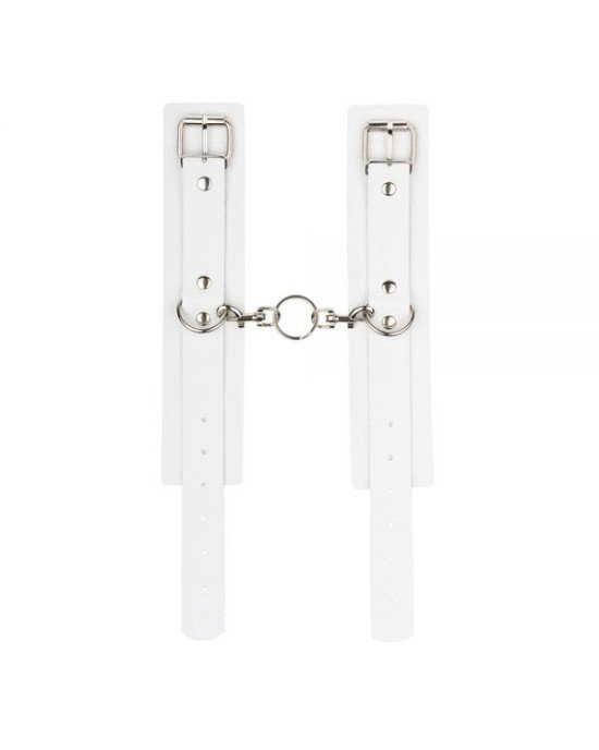 Наручники Leather Standart Hand Cuffs, White Наручники Leather Standart Hand Cuffs, White