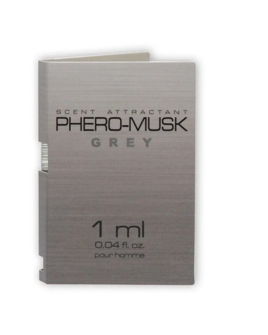 Духи з феромонами чоловічі PHERO-MUSK GREY, 1 мл Духи з феромонами чоловічі PHERO-MUSK GREY, 1 мл