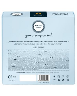 Презервативи Mister Size 53 mm (по 1 шт) Презервативи Mister Size 53 mm (по 1 шт)