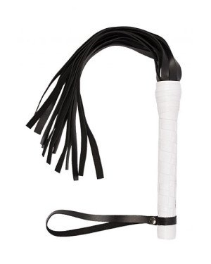 Флогер VIP Leather Flogger, White
