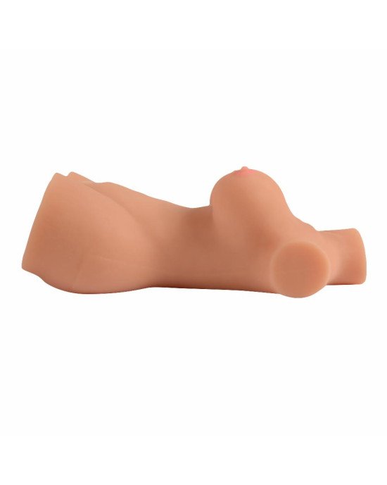 Мастурбатор-торс Busty Lady Solid Silicone Sexy Doll вагіна-анус без вібрації