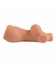 Мастурбатор-торс Busty Lady Solid Silicone Sexy Doll вагіна-анус без вібрації
