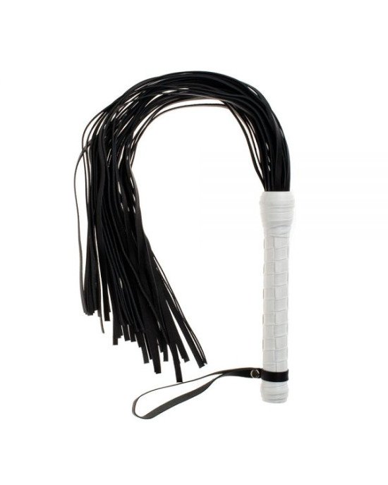 Флогер Premium Leather Flogger, White Флогер Premium Leather Flogger, White