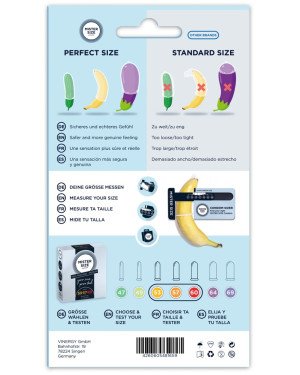 Презервативи Mister Size Test Package Medium-3 різних розмірів 53 мм - 57 мм - 60 мм Презервативи Mister Size Test Package Medium-3 різних розмірів 53 мм - 57 мм - 60 мм