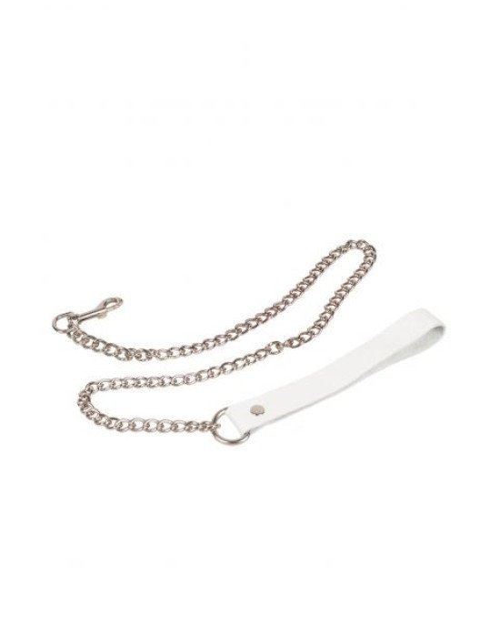 Повідець Leather Leash, White Повідець Leather Leash, White