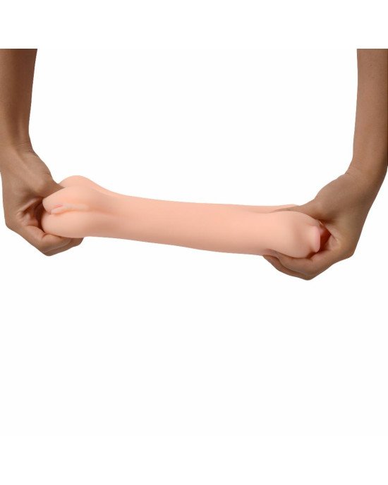 Двосторонній мастурбатор Вагіна-Анус-Рот Real Sex Doll без вібрації Двосторонній мастурбатор Вагіна-Анус-Рот Real Sex Doll без вібрації