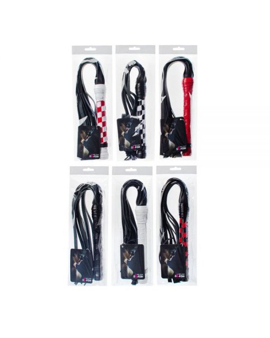 Флогер VIP Leather Flogger, White Флогер VIP Leather Flogger, White