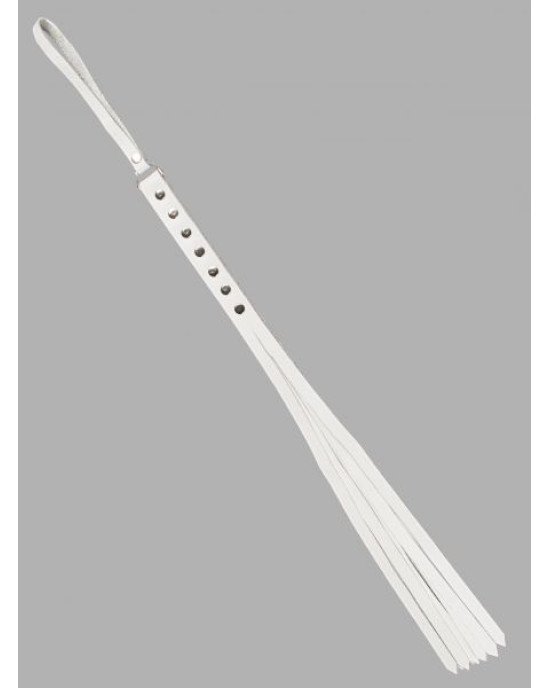 Флогер натуральна шкіра Leather Floger, White