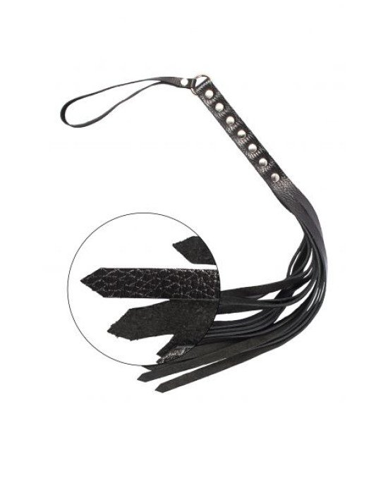 Флогер натуральна шкіра Leather Floger, Black Флогер натуральна шкіра Leather Floger, Black