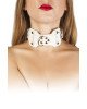 Нашийник VIP Leather Collar, White Нашийник VIP Leather Collar, White