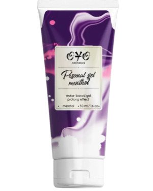 Вагінальний гель на водній основі з пролонгуючим ефектом OYO Personal Gel Menthol, 50 мл