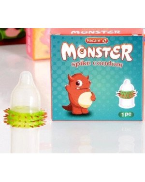 Презерватив Recare MONSTER Green+Red Wink (1шт)