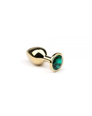 Анальна пробка, Gold Emerald, S Анальна пробка, Gold Emerald, S