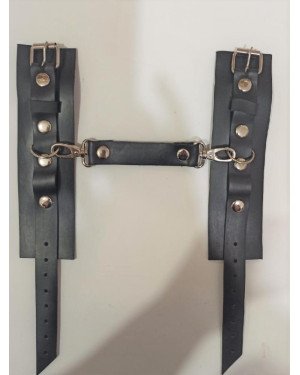 Преміум наручники із натуральної шкіри Soft Skin BDSM Desire чорний