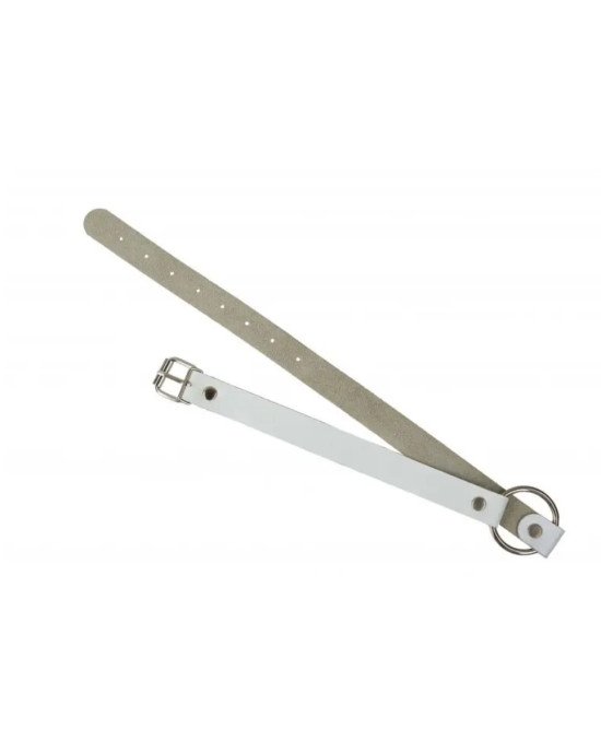 Кляп Leather O-Ring Gag, White Кляп Leather O-Ring Gag, White