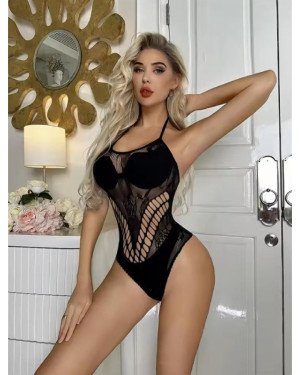 Боді Cindy сітка з візерунком троянди, розмір S/L black (без доступу) Боді Cindy сітка з візерунком троянди, розмір S/L black (без доступу)