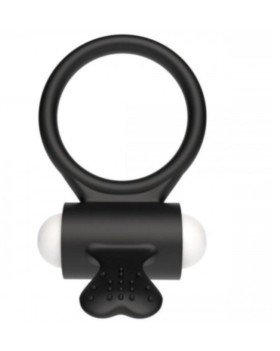 Ерекційне віброкільце Power Clit Cockring, Black Ерекційне віброкільце Power Clit Cockring, Black