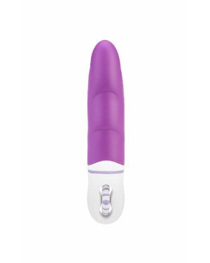 Вібратор з оригінальним дизайном та ребристою поверхнею AMOR BIG VIBRATOR ANGELUS Violet (Додаток НЕ Функціонує!)