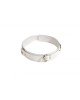 Нашийник Slave leather collar, White Нашийник Slave leather collar, White