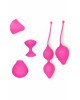 Набір вагінальних кульок Kegel Pink Set колір рожевий Набір вагінальних кульок Kegel Pink Set колір рожевий