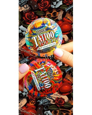 Презервативи ONE Tattoo Touch (рельєфний малюнок) (по 1 шт) (упак. може відрізнятися кольор. та рис.)