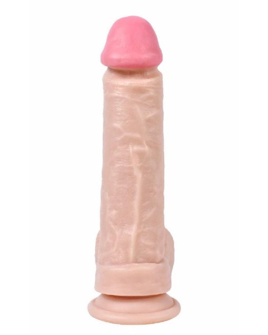 Фалоімітатор Wolf King Lifelike Rubber Dildo на присосці тілесний Фалоімітатор Wolf King Lifelike Rubber Dildo на присосці тілесний