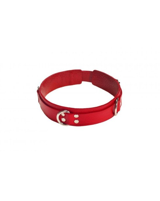 Нашийник Slave leather collar, Red Нашийник Slave leather collar, Red