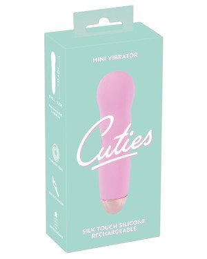 Компактний рожевий міні-вібратор Cuties Mini Vibrator з 7 різними вібраційними режимами