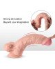 Фалоімітатор Large Leilong Lifelike тілесний без вібрації Фалоімітатор Large Leilong Lifelike тілесний без вібрації