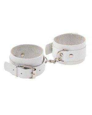 Наручники Leather Standart Hand Cuffs, White