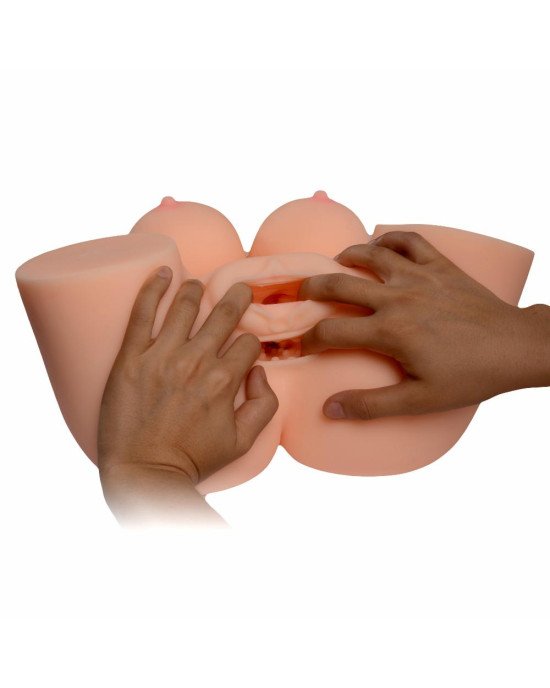Реалістичне тіло торс Anica Solid Silicone Sexy Doll L анус-вагіна без вібрації тілесний Реалістичне тіло торс Anica Solid Silicone Sexy Doll L анус-вагіна без вібрації тілесний