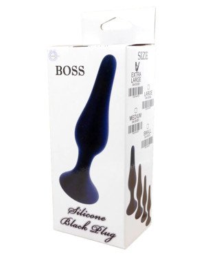 Анальний плаг Silicone Plug Black - Large