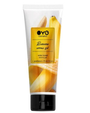 Универсальный ароматизированный увлажняюший гель-лубрикант OYO - Banana aroma gel, 75 ml
