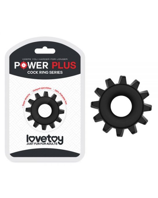 Ерекційне кільце POWER PLUS Cockring, Black