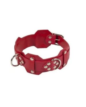 Нашийник VIP Leather Collar, RED