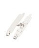 Наручники Leather Dominant Hand Cuffs, White Наручники Leather Dominant Hand Cuffs, White