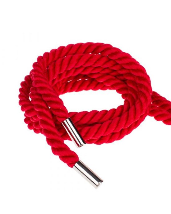 Мотузка для бондажу Premium Silky 3M, Red Мотузка для бондажу Premium Silky 3M, Red