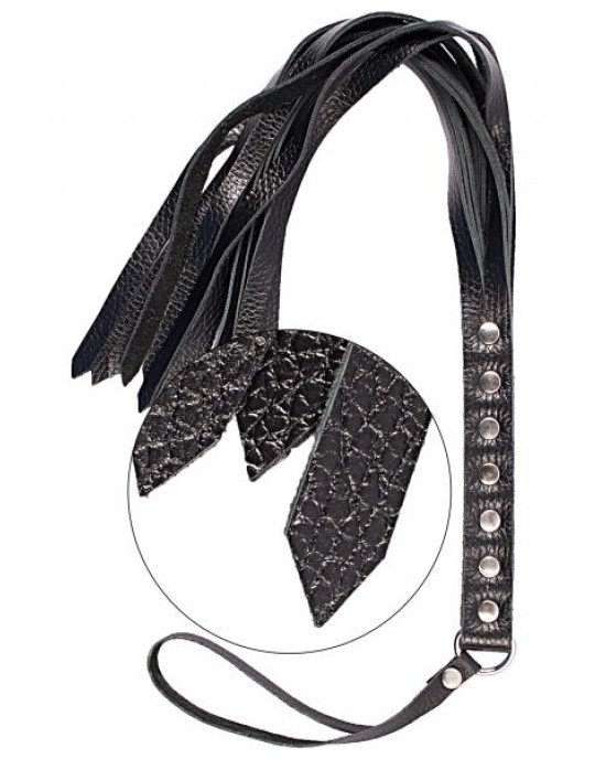 Флогер натуральна шкіра Leather Floger, Black Флогер натуральна шкіра Leather Floger, Black