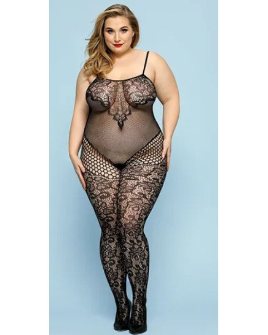 Боді комбінезон з квітковим принтом (без доступу) Maria XL/XXL Боді комбінезон з квітковим принтом (без доступу) Maria XL/XXL