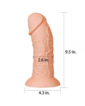 Фалоімітатор 9.5'' King-sized Dildo, Flesh Фалоімітатор 9.5'' King-sized Dildo, Flesh