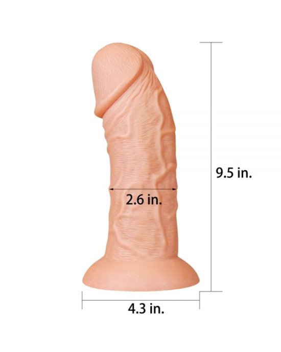 Фалоімітатор 9.5'' King-sized Dildo, Flesh