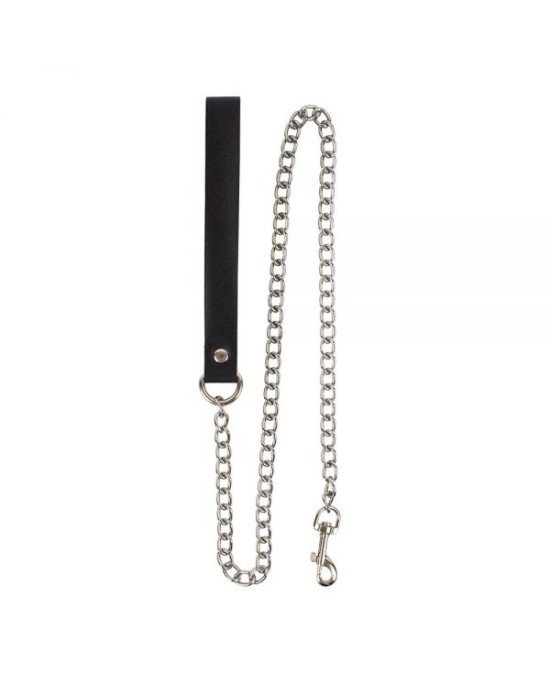 Повідець Leather Leash Slave, Black Повідець Leather Leash Slave, Black