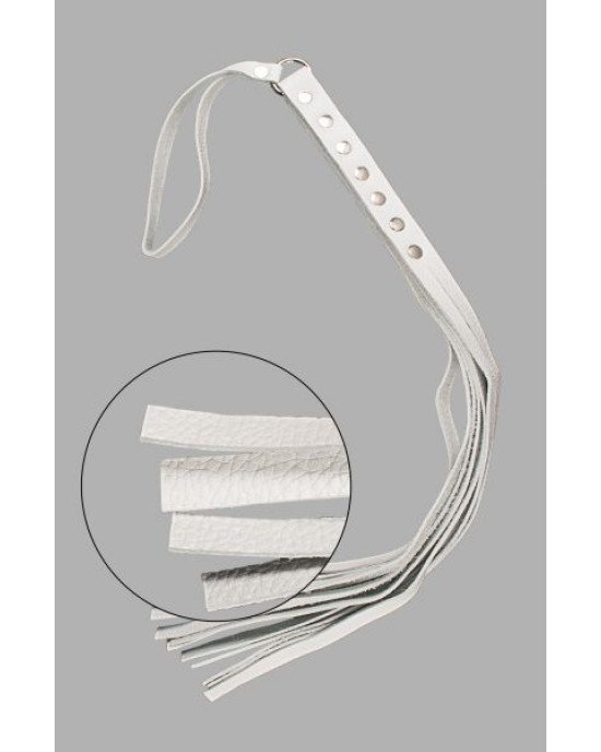Флогер S&M Fancy Leather Floger, White Флогер S&M Fancy Leather Floger, White