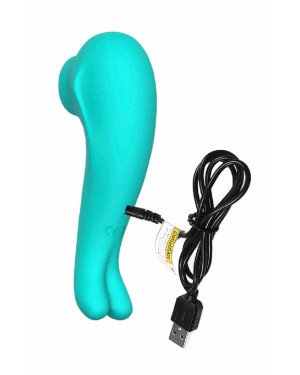 Вакуумний стимулятор клітора Suction Bunny колір бірюзовий Вакуумний стимулятор клітора Suction Bunny колір бірюзовий